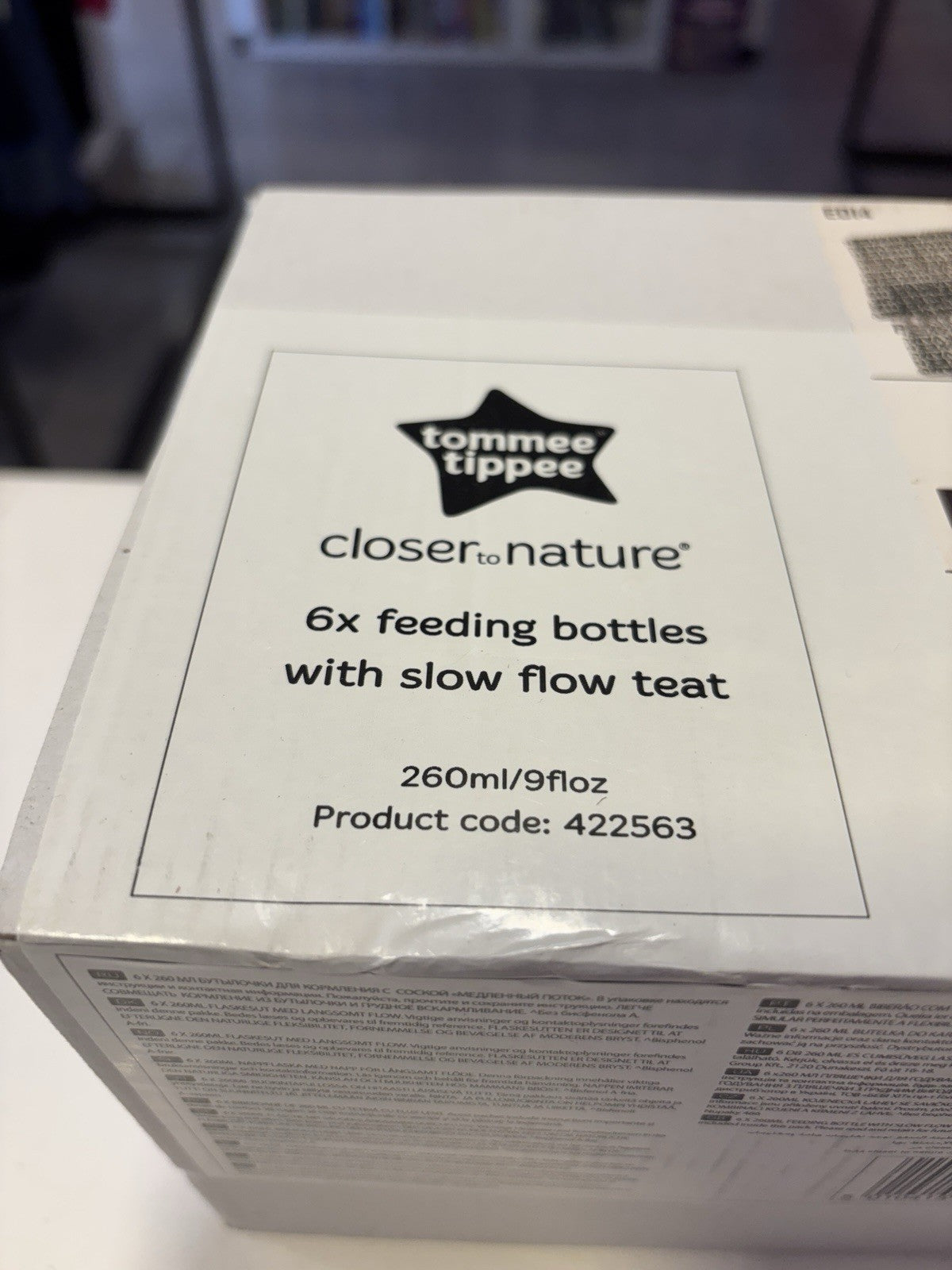 Tommee Tippee Closer to Nature Slow Flow Teat Bottle Set 6 x 260ml