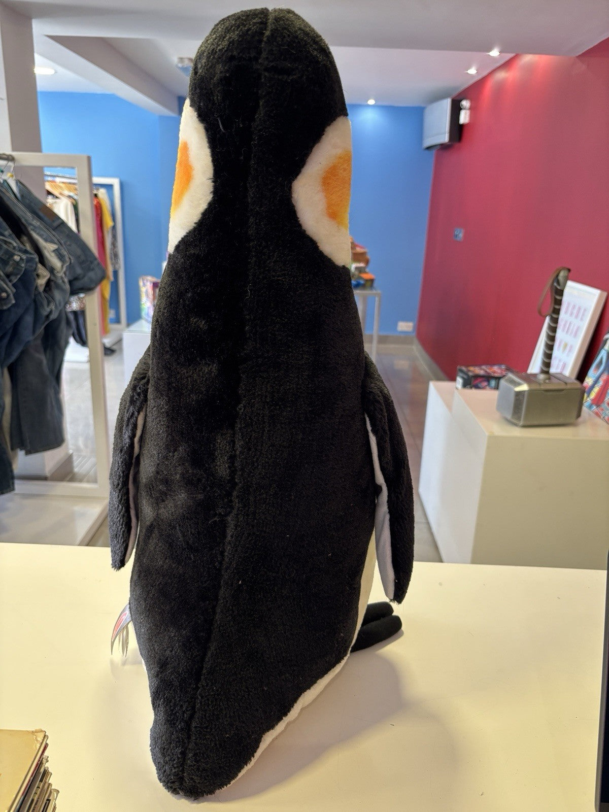 Melissa & Doug Large Standing Penguin Plush 26” Toy Nursery Accessory
