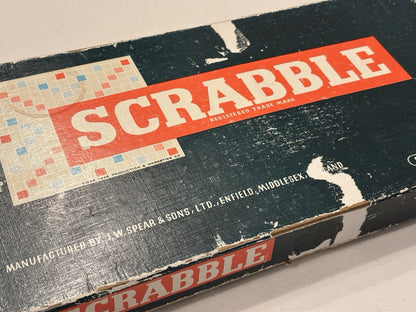 Vintage 1948 (40s) Scrabble Board Game by J.W. Spears & Sons Ltd - Complete