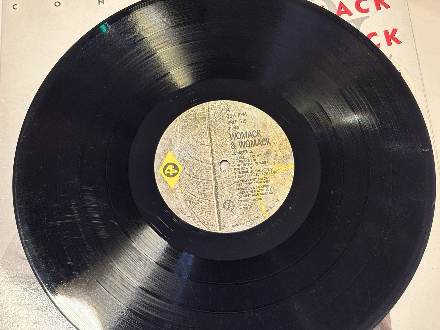 Womack & Womack – Conscience - USED Vinyl LP
