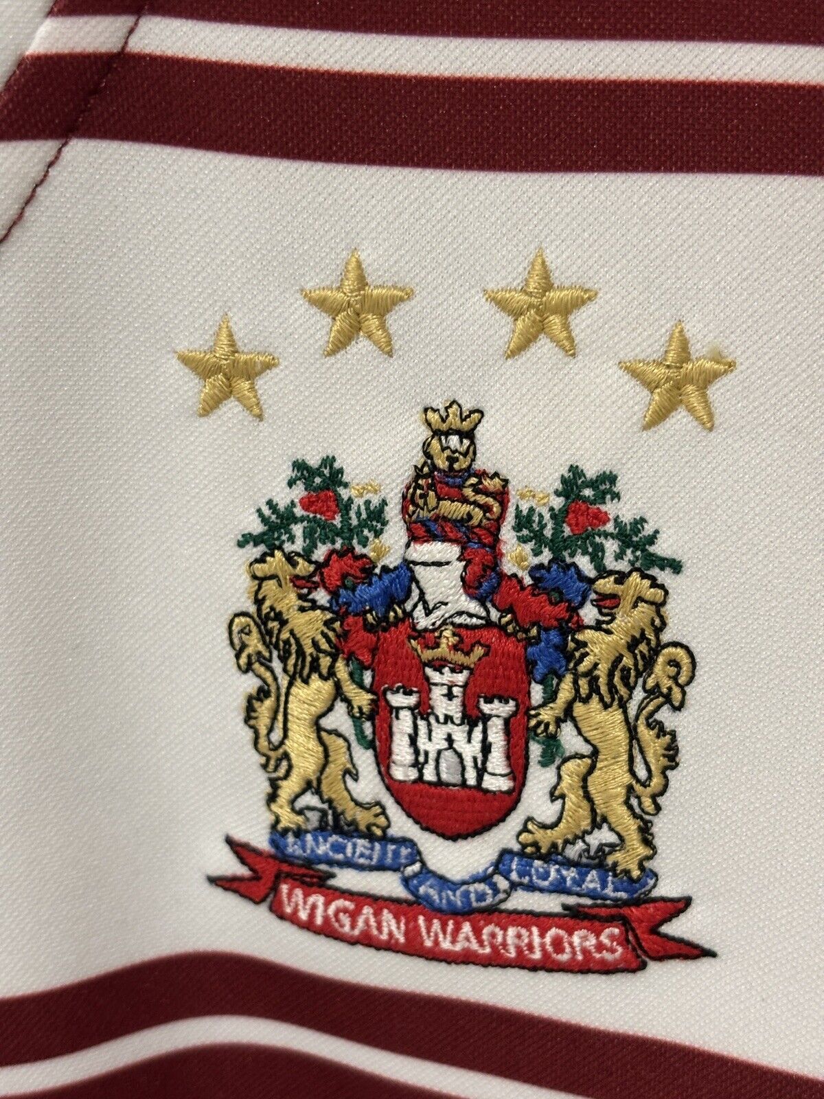 4800/976 Errea Home Rugby Shirt Wigan Warriors Limited Edition 451/1000
