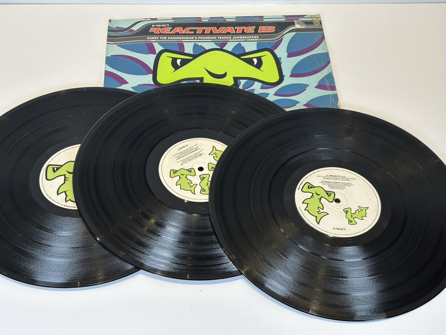 Reactivate 15 - React - Triple Vinyl 12" Pack - Classic Trance Records