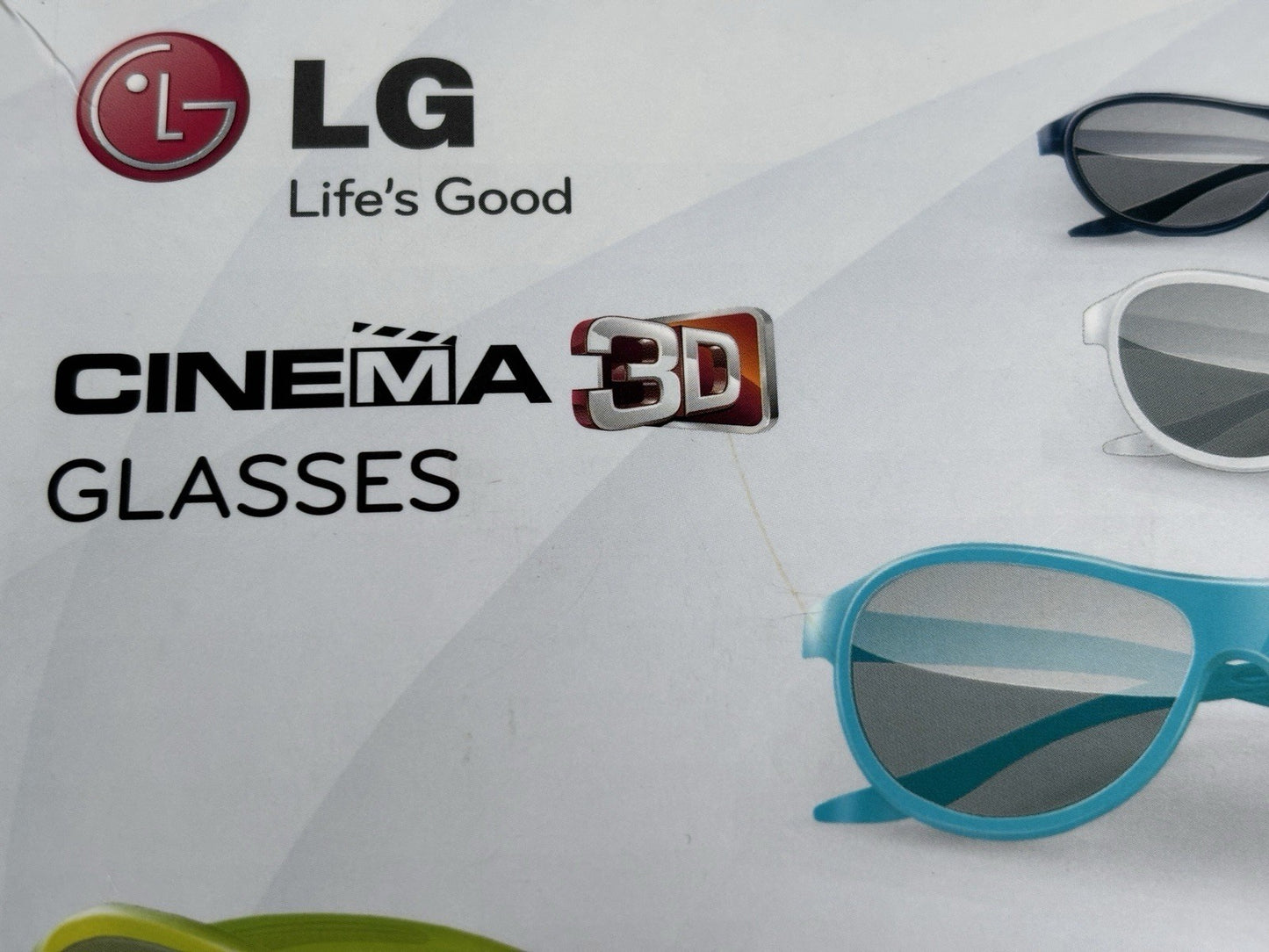 LG Cinema 3d Glasses Party pack 4 x glasses AG-F315 Still Wrapped