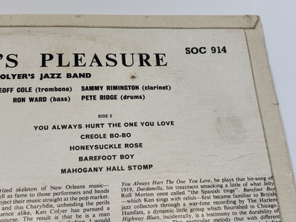 Ken Colyer's Jazz Band - Colyer's Pleasure (Vinyl)