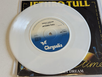 JETHRO TULL – A STITCH IN TIME (1978 UK PRESSED 7"  WHITE VINYL SINGLE)