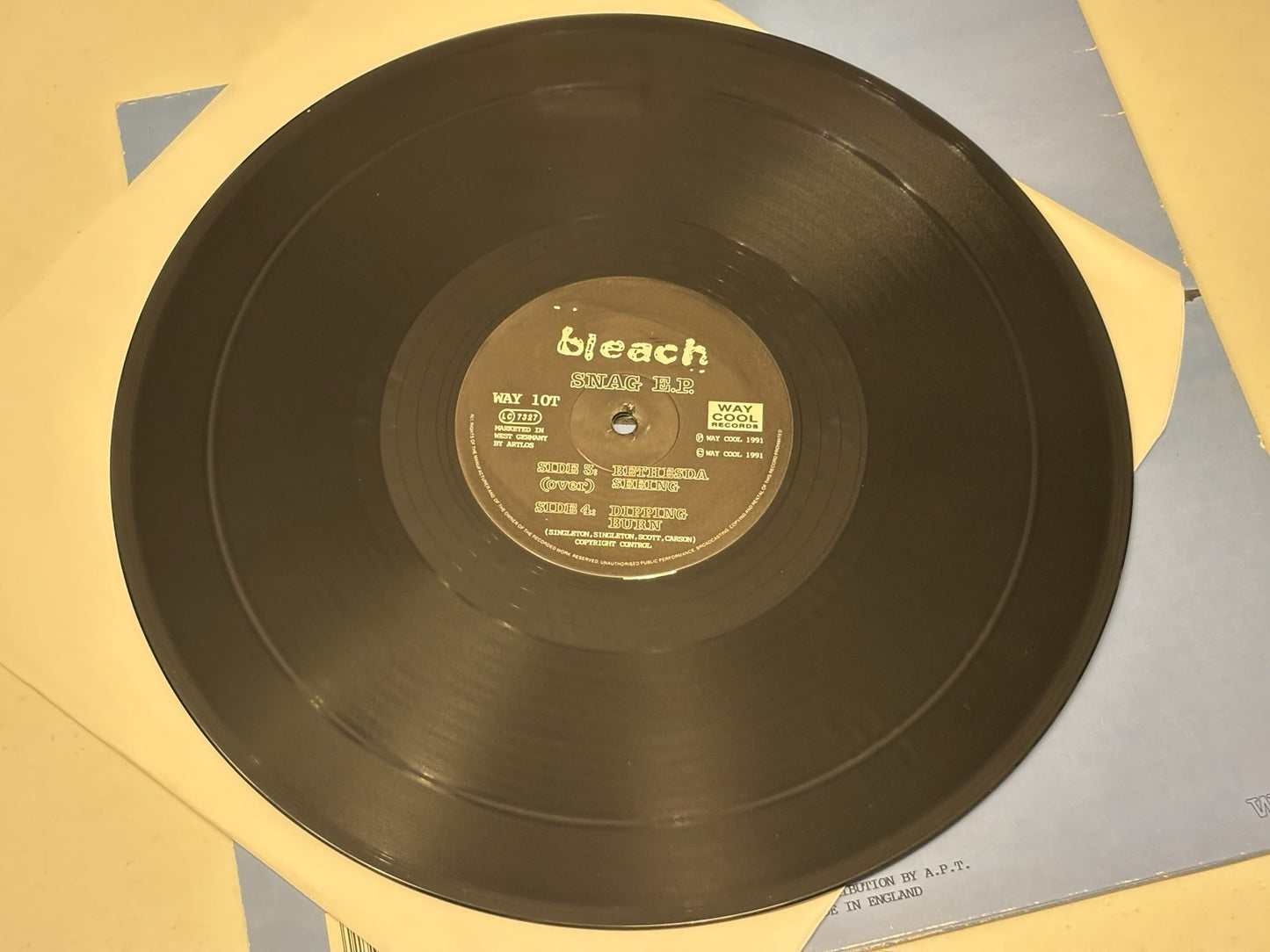 Bleach: Snag E.P. 1991 UK 1st Press 12"
