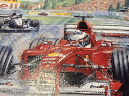 Rare Ferrari The Legend Plate San Marino Grand Prix April 2000 by Greg McNeill