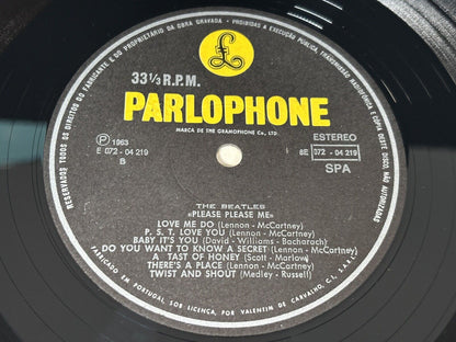 The Beatles. Please, Please Me Stereo Rare First Pressing Portugal