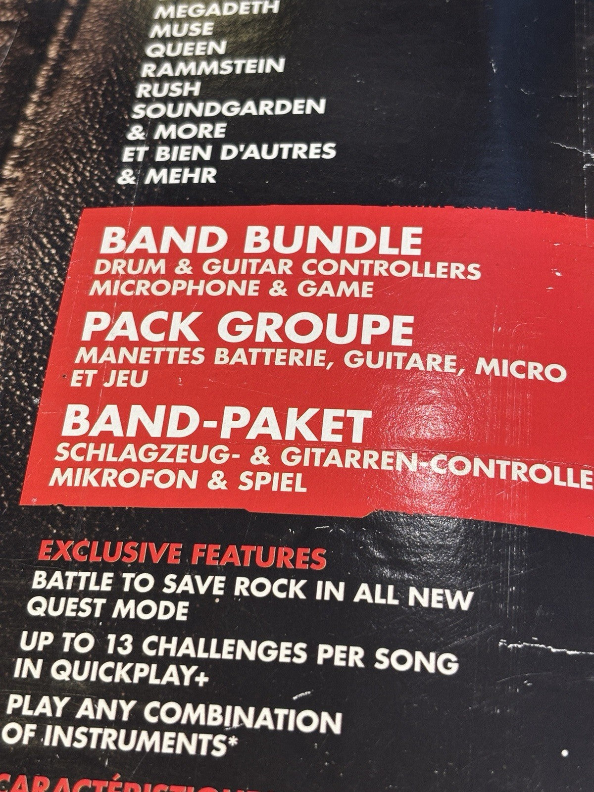 Guitar Hero Warriors Of Rock Drum set Kit Band PS3 band hero 3 Games Included