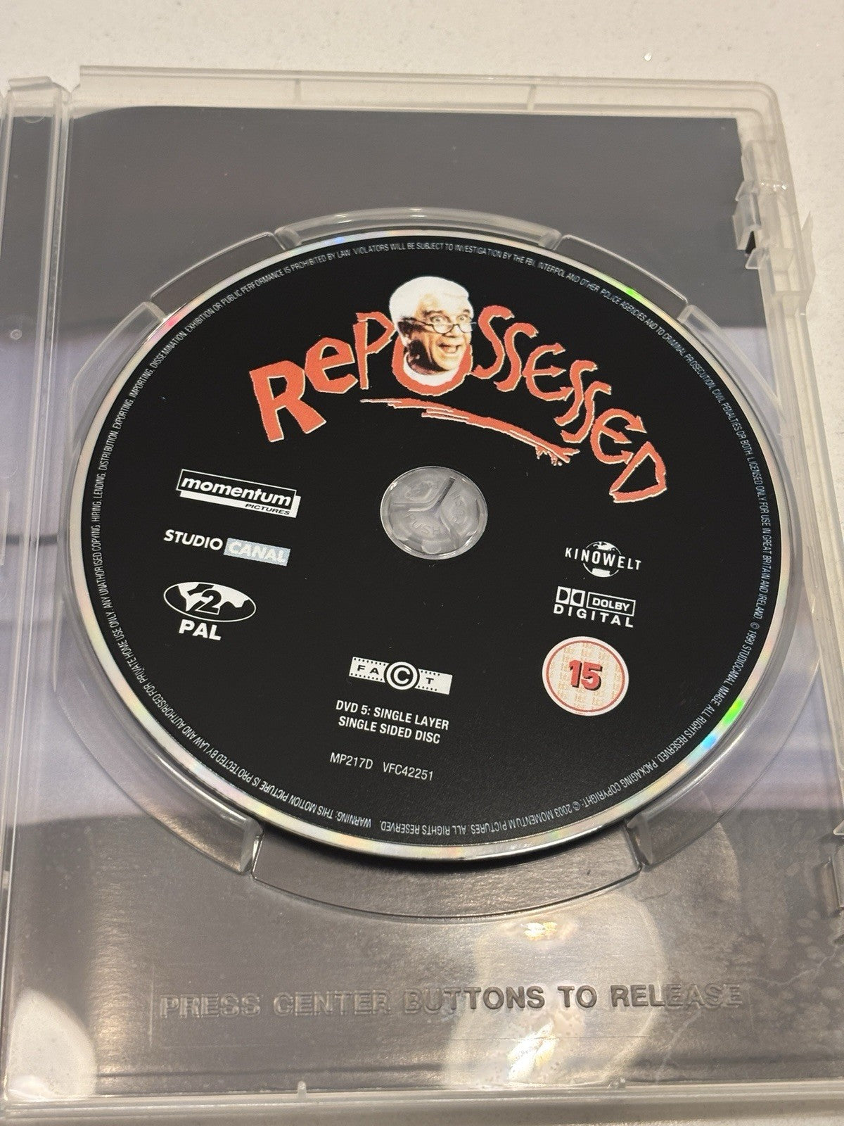 Repossessed (1990) [DVD] NEW AND SEALED UK REGION 2 Leslie Nielsen Linda Blair