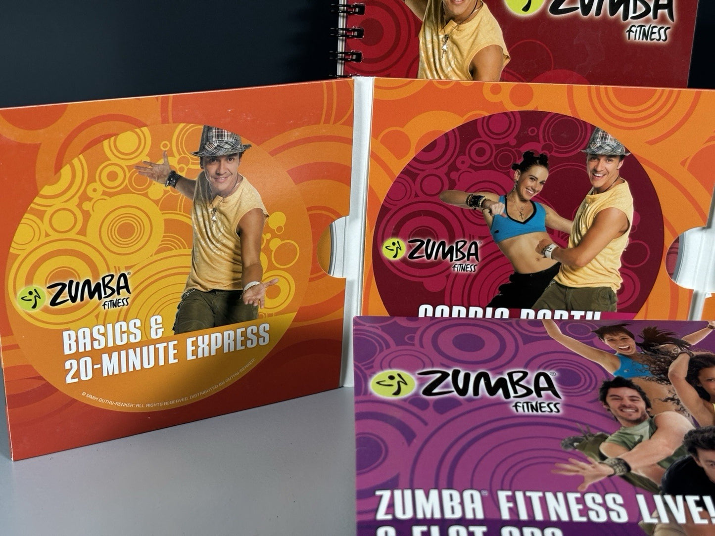 Zumba Fitness Toning Sticks Set Of Two 1lb Sticks 4x DVD’s