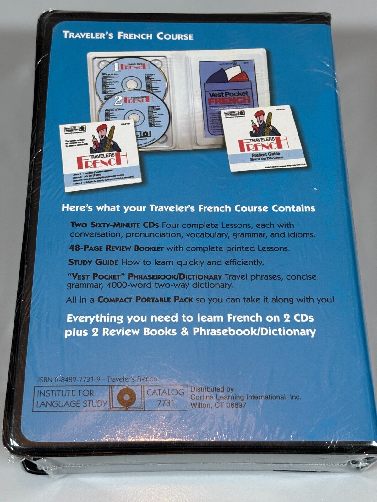 Traveler's French CD Course Cortina Travelpack
