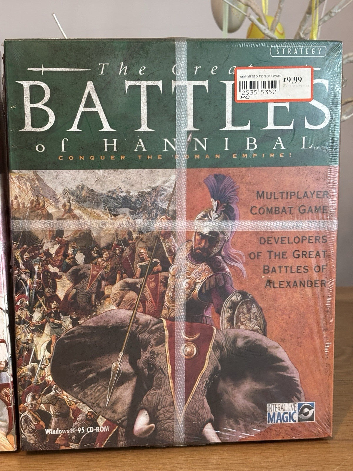The Great Battles Bundle PC Game Caesar and Hannibal Interactive Magic SEALED