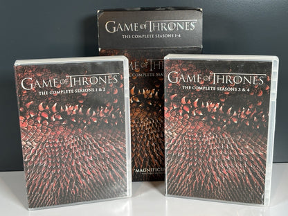 Game of Thrones Complete Seasons 1-4 Official DVD Series New Sealed