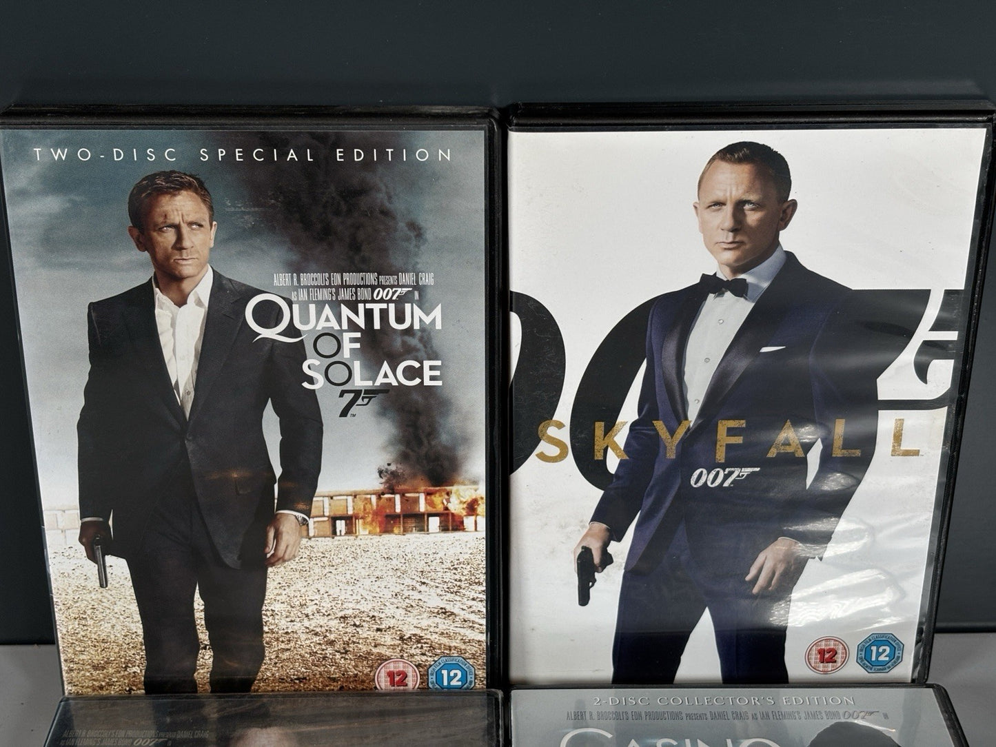 Daniel Craig  James Bond 007 - Bundle Action 4x Film Set