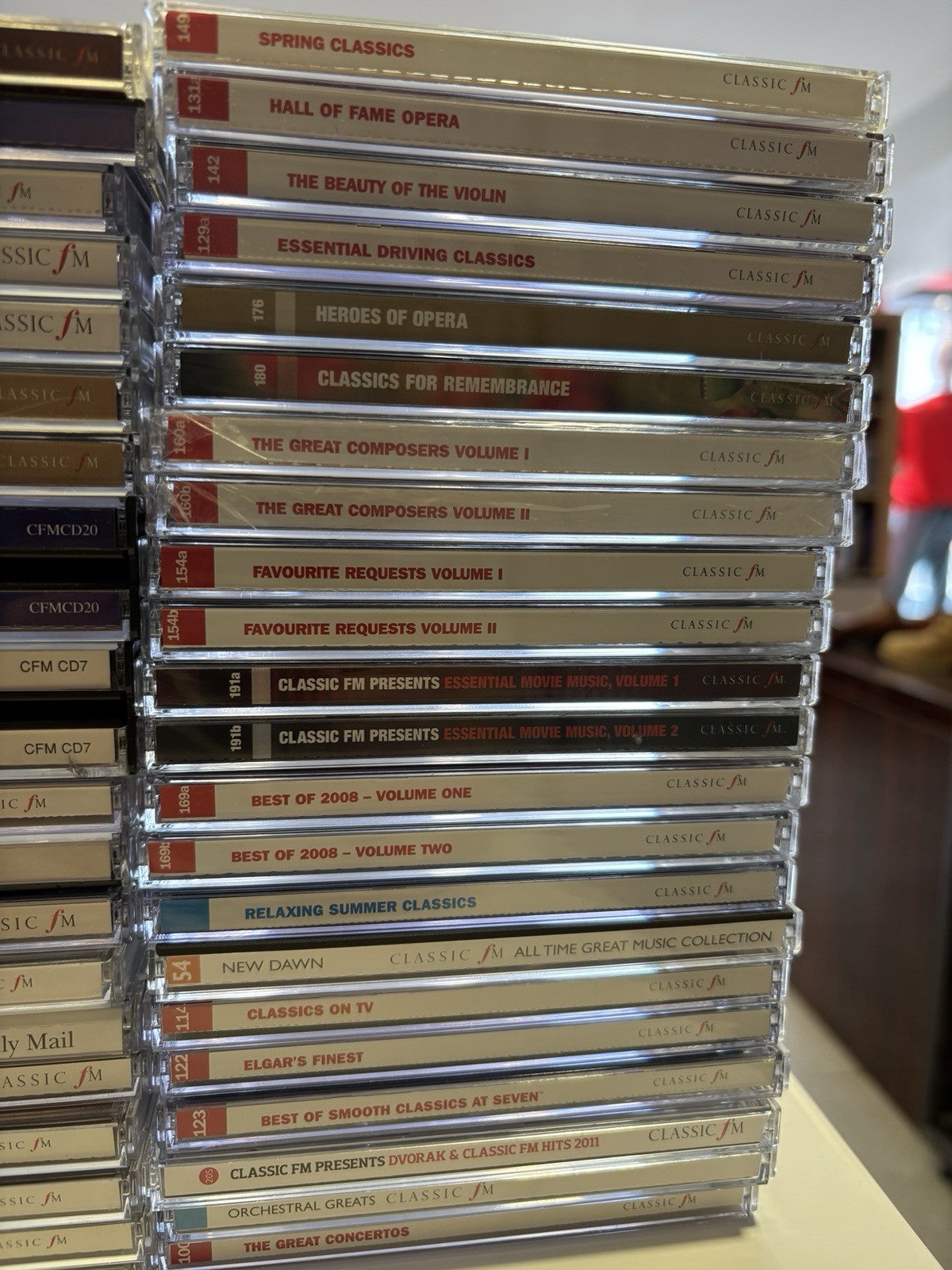 62x Classic FM CD’s Including 4 Double Albums