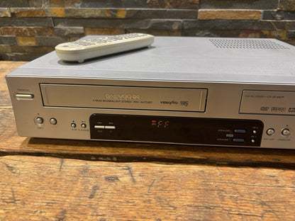 Daewoo DF-4501P DVD VCR VHS Transfer Combo 6-Head Nicam Hi-Fi With Remote