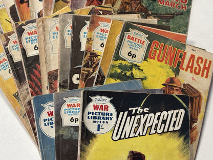 23x Vintage Picture Library Comic Job Lot