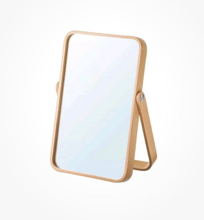 IKEA Ikornnes Vanity Table/ Mirror Bentwood Ash 42cm X 27cm Pivot Stand Used