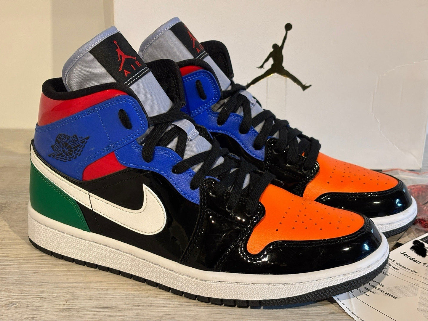 Stock X Authenticated Nike Air Jordan 1 Black University Red