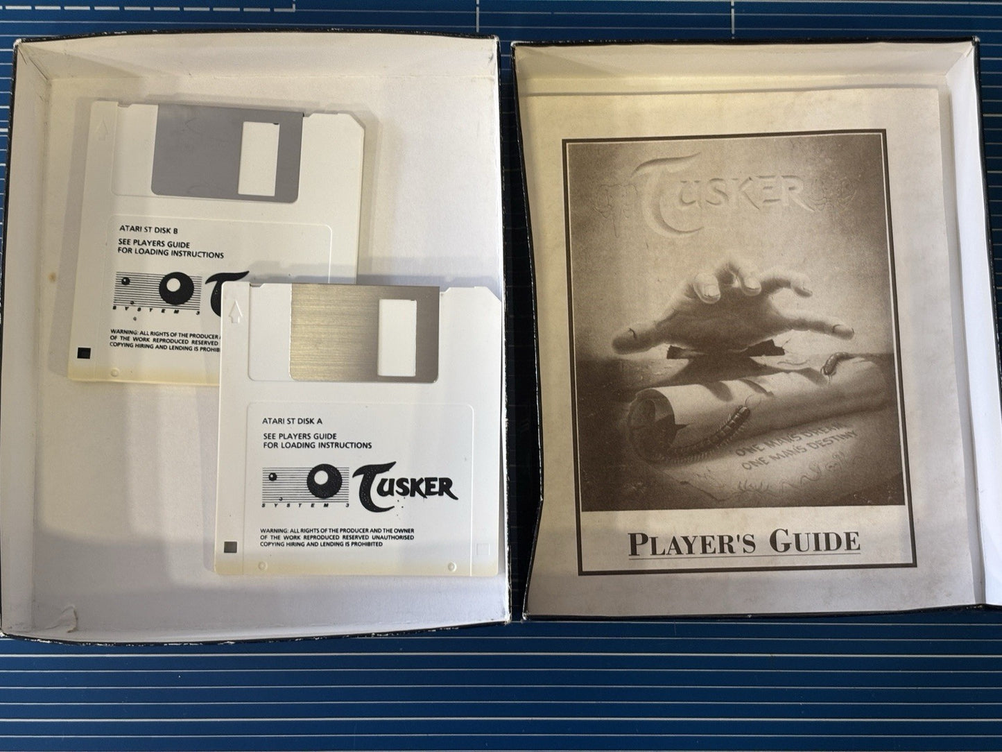 Tusker Atari ST Complete PAL Adventure Tested System 3