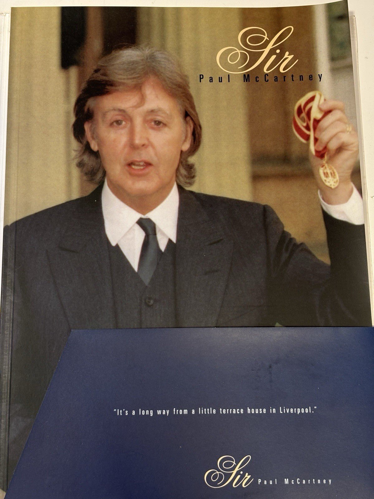 Sir Paul McCartney - Knighthood Limited Edition Book And Folder #788 of 1,500