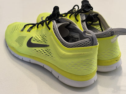 Nike WM Free 5.0 TR Fit 4 Yellow Running Trainers Size UK 6