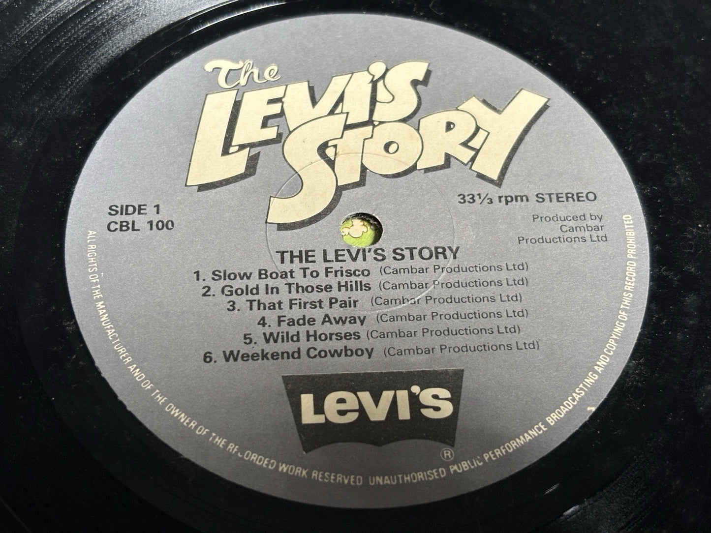Scott Williams, Bob Saker - The Levi's Story (LP, Album)