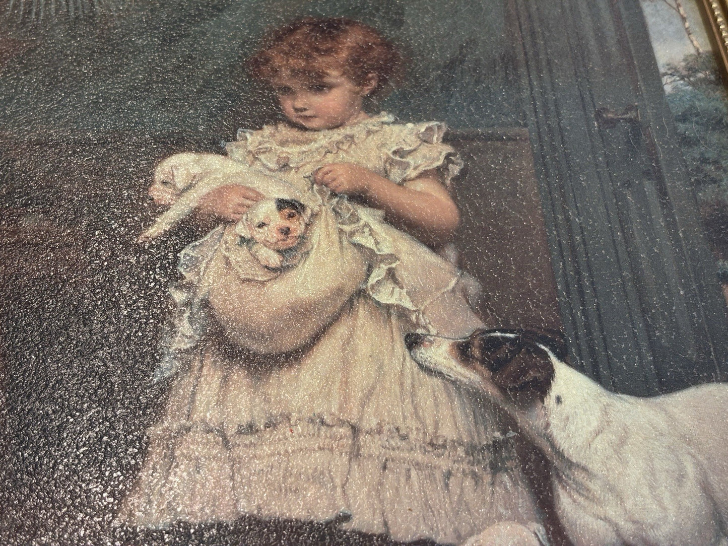 CHARLES BURTON BARBER Puppy Love Precious Bundle Picture Frame