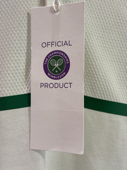NEW Wimbledon White Polo Shirt Mens Size XL