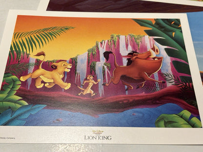 Asda Disney The Lion King Prints x4 Rare Vintage