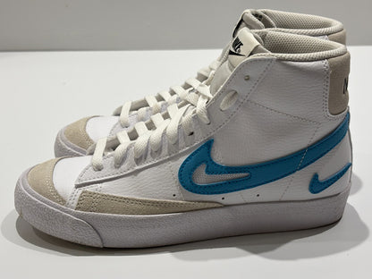 Nike Blazer Mid Size UK 5 White Blue Lightening