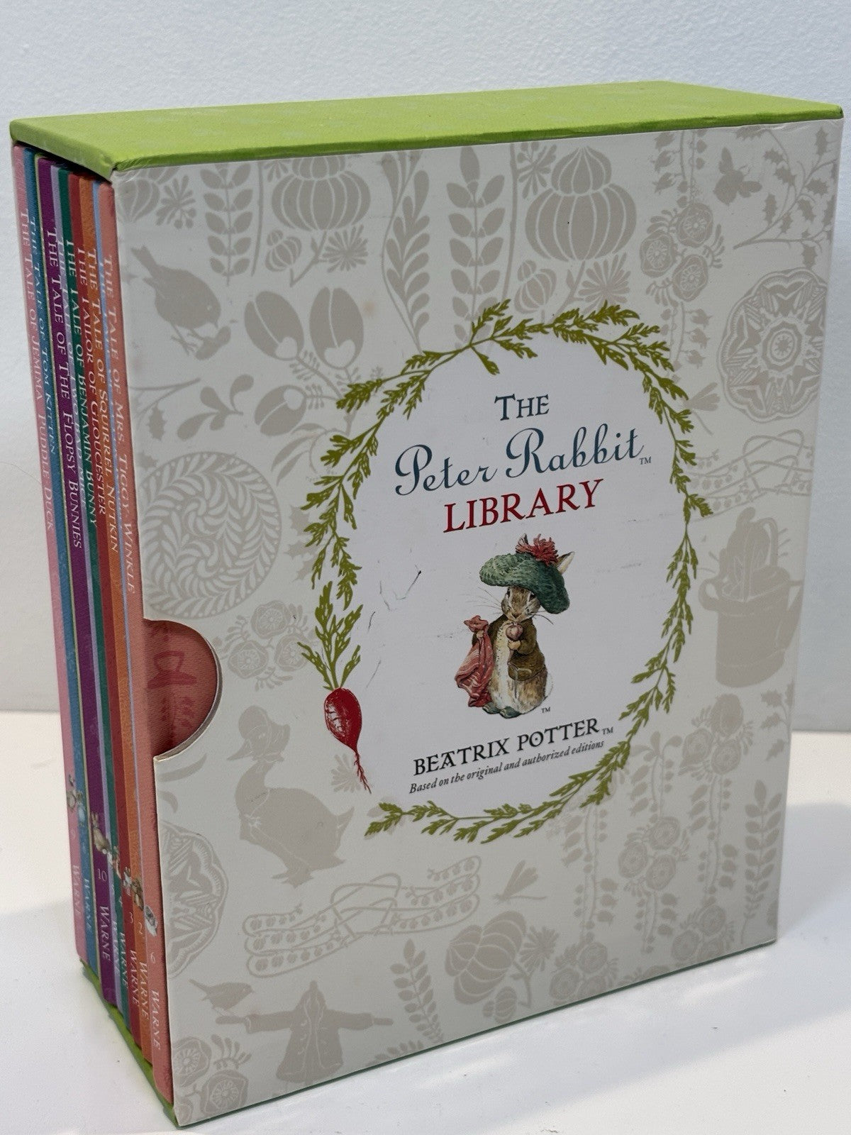 10 books box set - The Peter Rabbit Library - Beatrix Potter - F Warne & Co