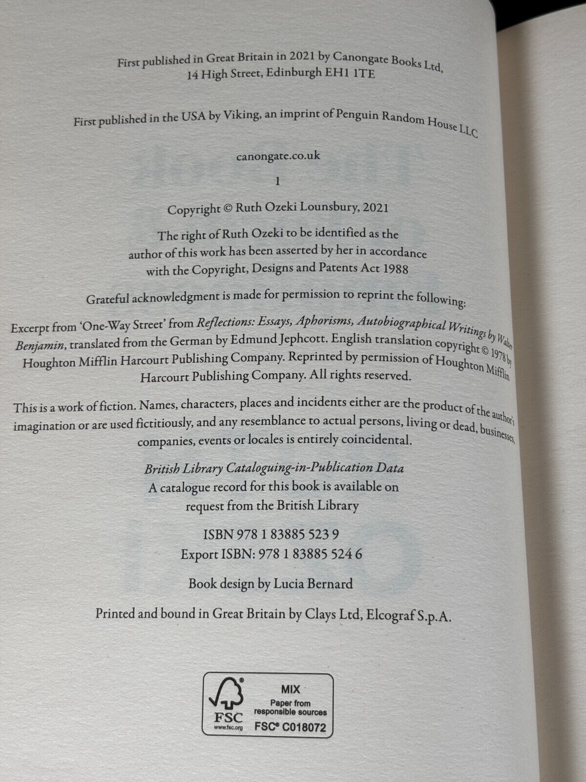 The Book of Form & Emptiness by Ruth Ozeki - First Edition