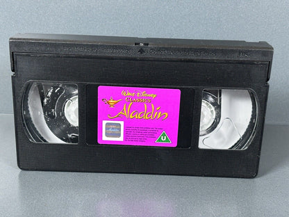 Rare Walt Disney Classic Aladdin (VHS) Cassette