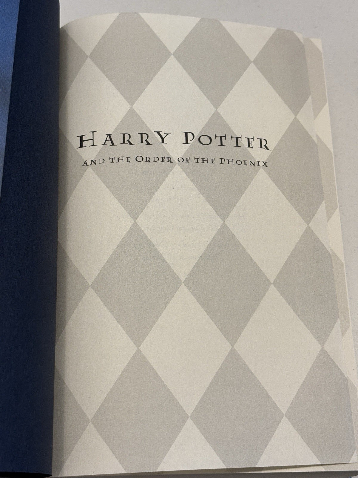 Harry Potter And The  Order Of The Phoenix American 1st Edition 2003 JK Rowling