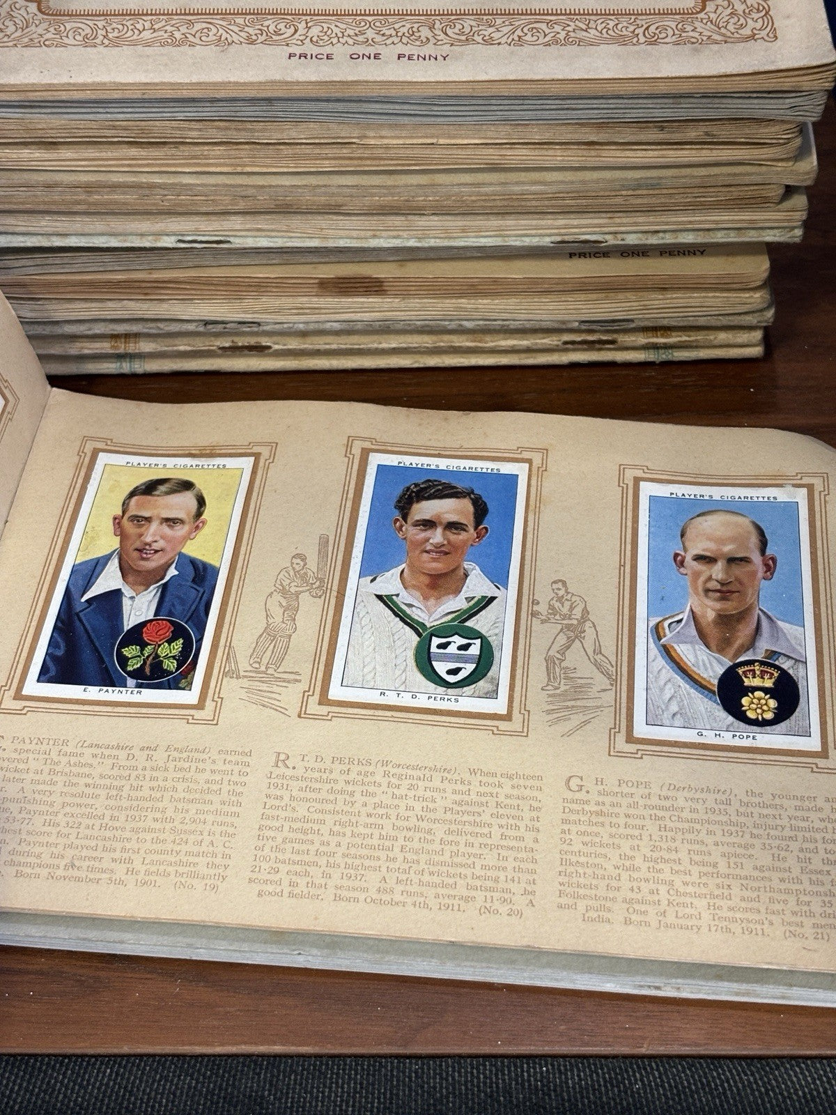 16x Vintage Cigarette Card Complete Albums