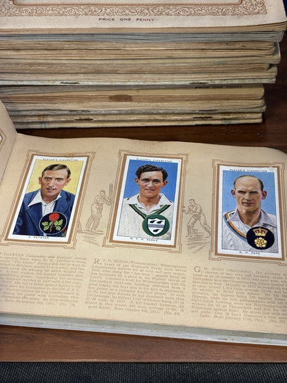 16x Vintage Cigarette Card Complete Albums