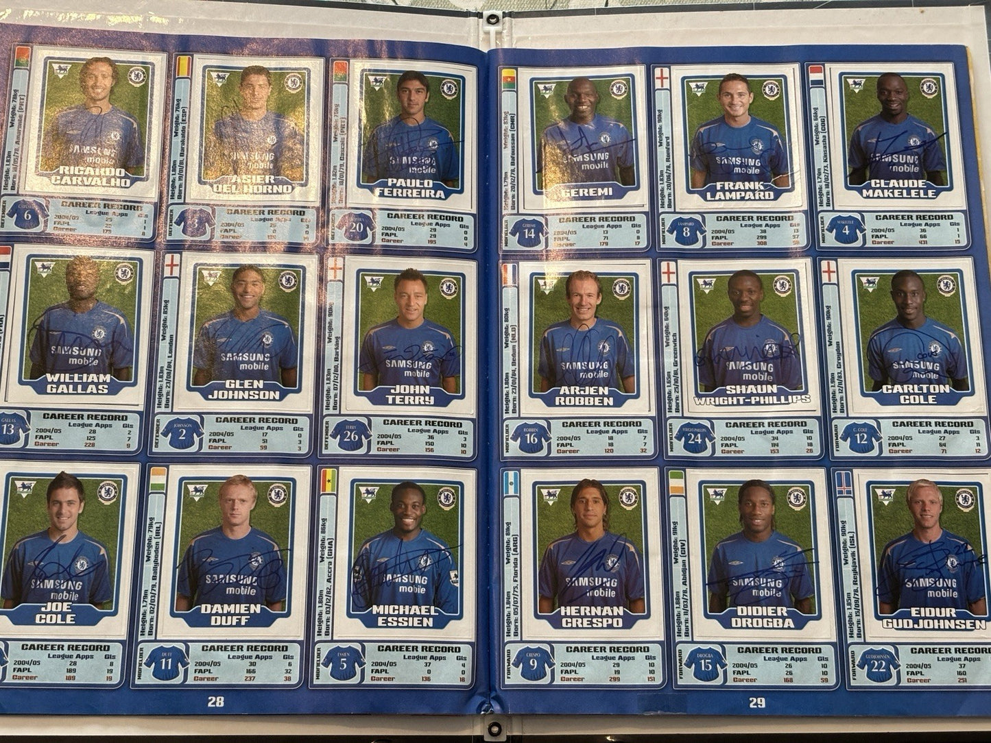 Merlin FA Premier League 06 Hardback Binder COMPLETE Rare Complete Certificate