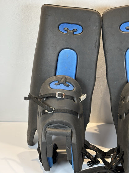 Hockey Goalkeeper Leg Guard Pads And Kickers, Size 61cm/24.5" High