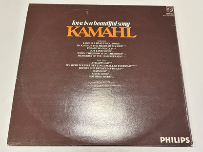 Kamahl Signed Love Is A Beautiful Song - 1978 vinyl 6357 051 Australian Issue