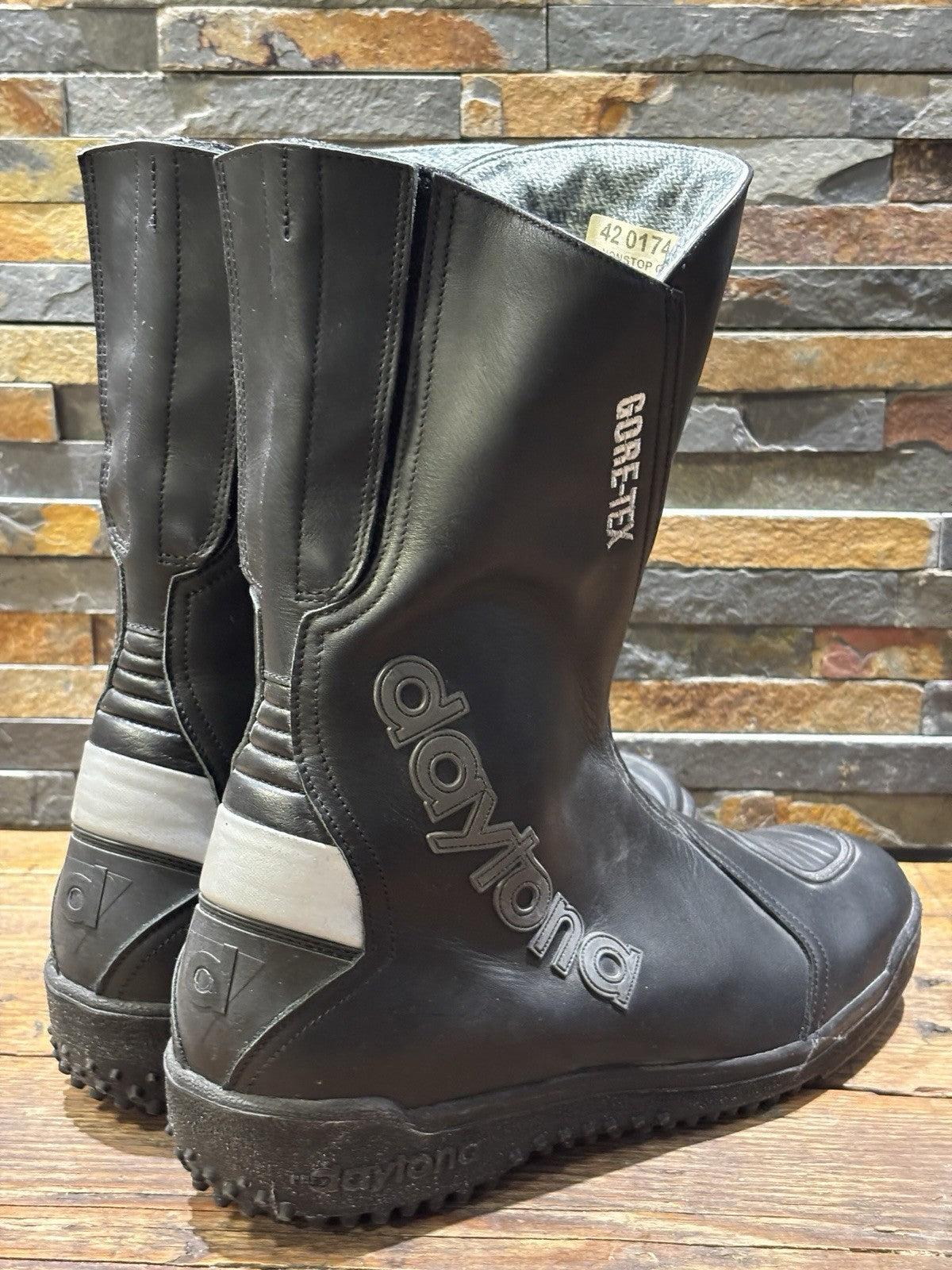 DAYTONA Nonstop GTX Goretex Motorcycle Boots Waterproof Leather - EU42