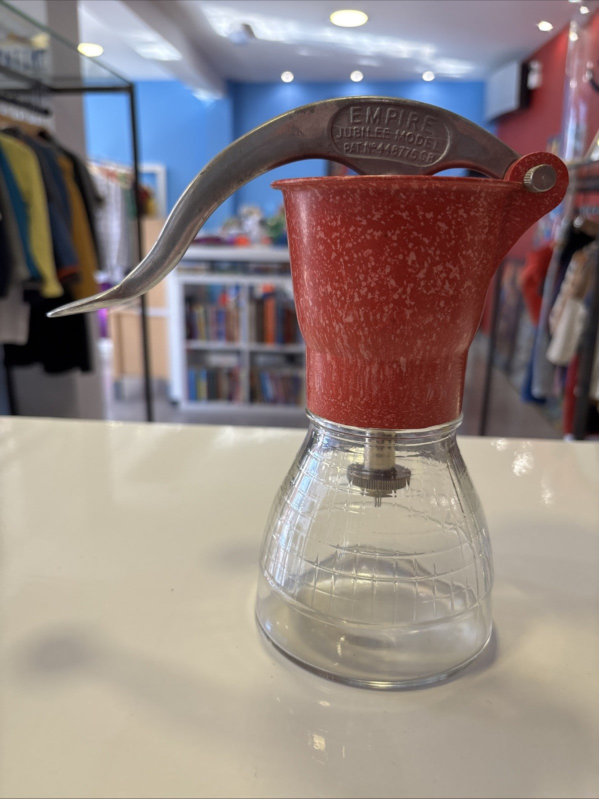 Vintage Bel Empire Jubilee Model Bakelite and Glass Cream Maker Circa 1950's