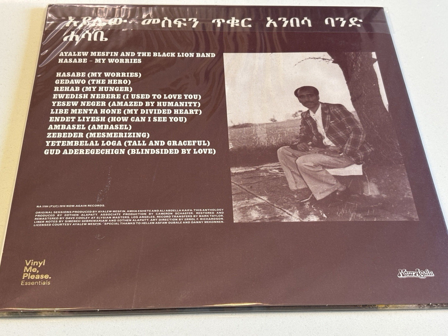 AYALEW MESFIN Hasabe My Worries LP VMP Mulatu Astake Mahmoud Ahmed Hailu Mergia