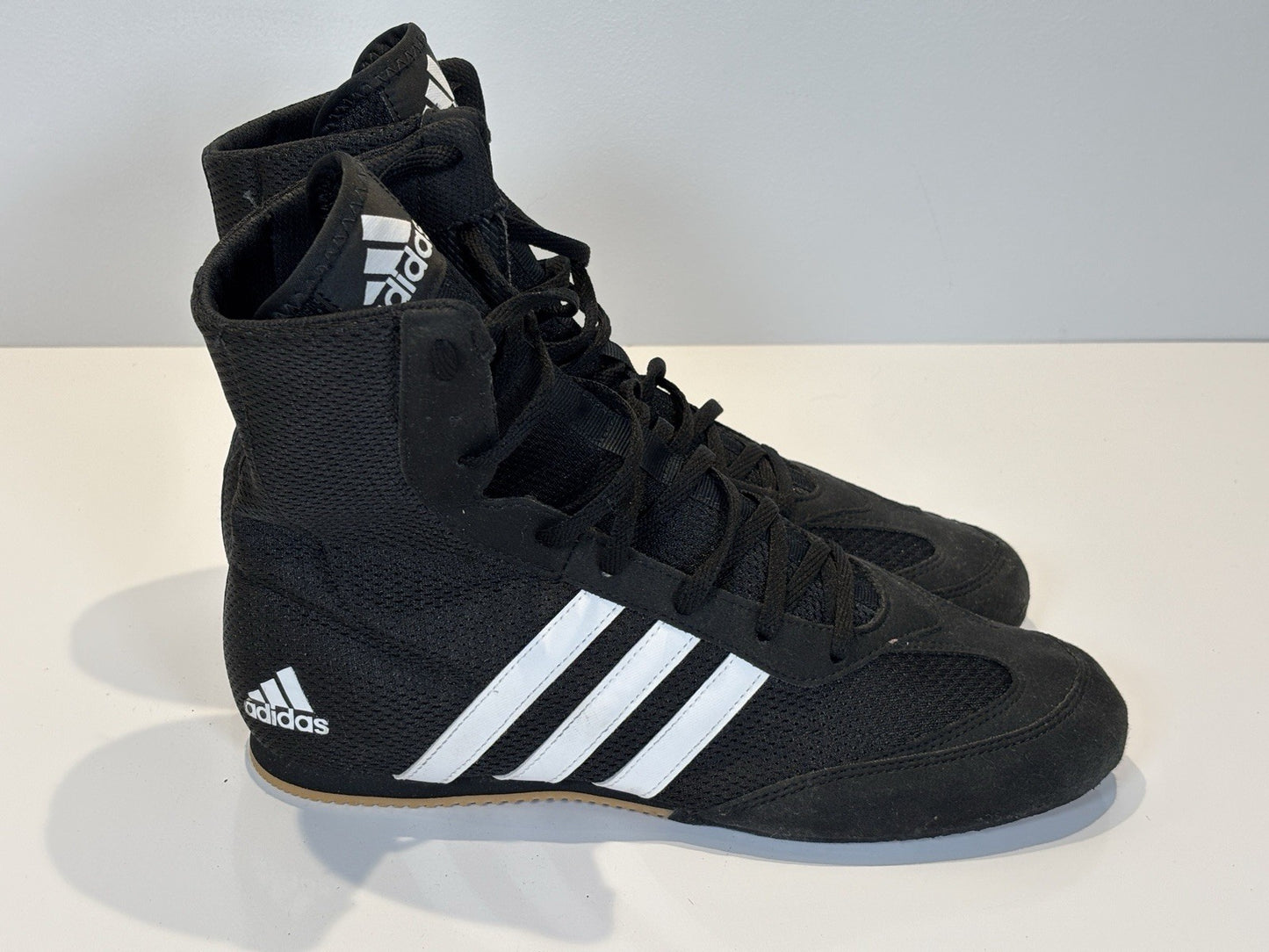 Adidas Box Hog 2.0 Boxing Boots Adult Sparring Trainers Mens UK 9