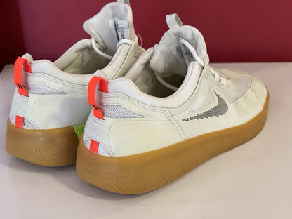 Nike SB Nyjah Free 2 Rawdacious Skate Shoes Size UK 10.5 - CU9220-101 Gum Sole