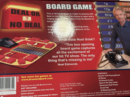 DEAL OR NO DEAL (2006) ELECTRONIC BOARD GAME 100% COMPLETE