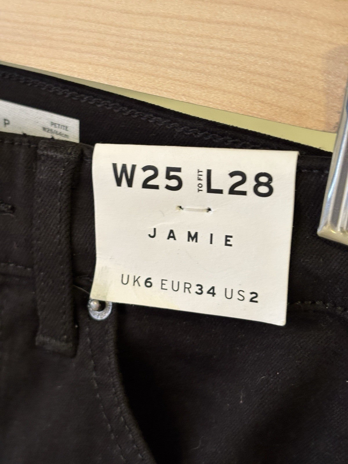 Topshop Petite Jamie Jeans W25 L28