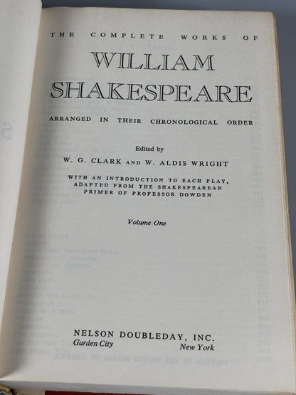 The Complete Works of William Shakespeare Volume 1 & 2 VINTAGE