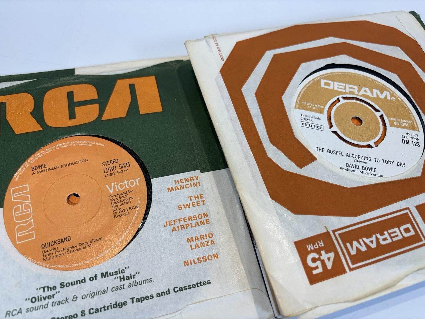 23x David Bowie 7” Bundle Vinyl Singles